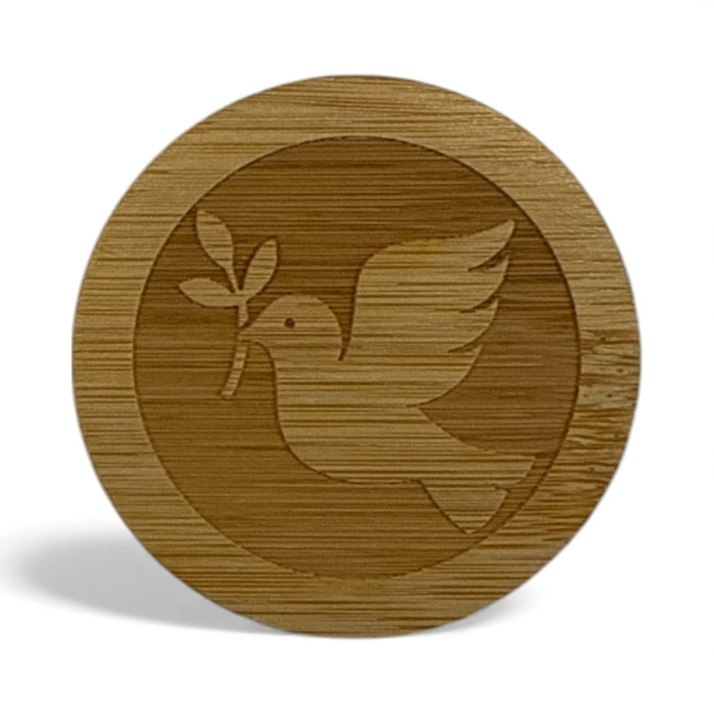 Bamboo Dove Paper Towel Holder