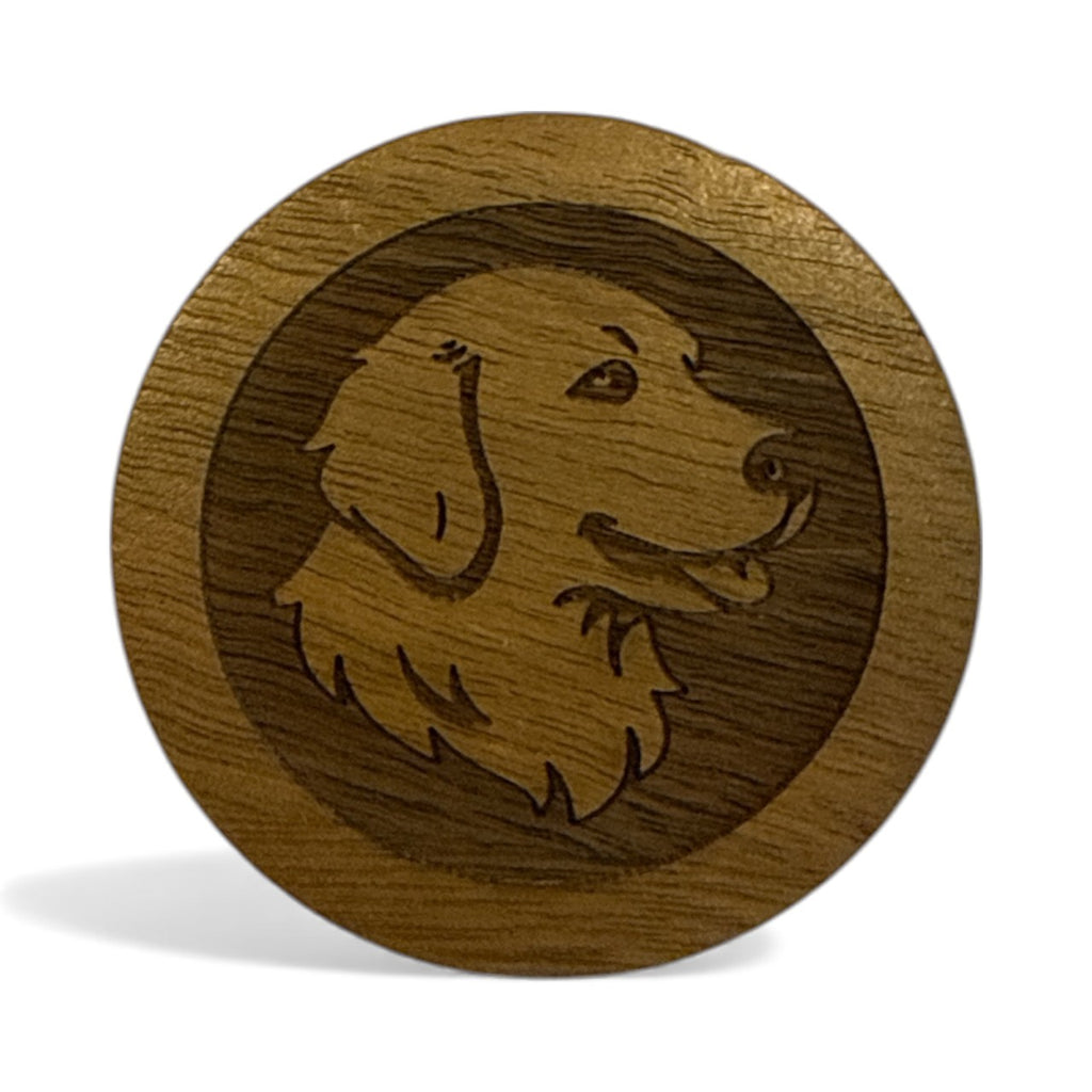 Acacia Dog Paper Towel Holder