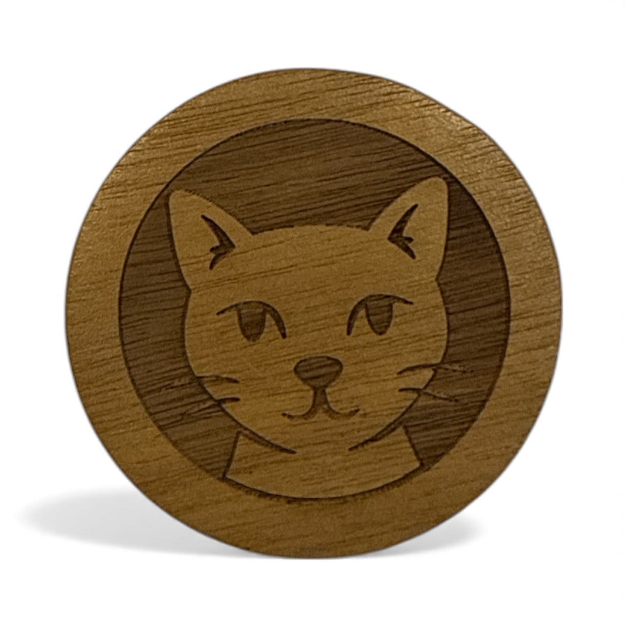 Acacia Cat Paper Towel Holder