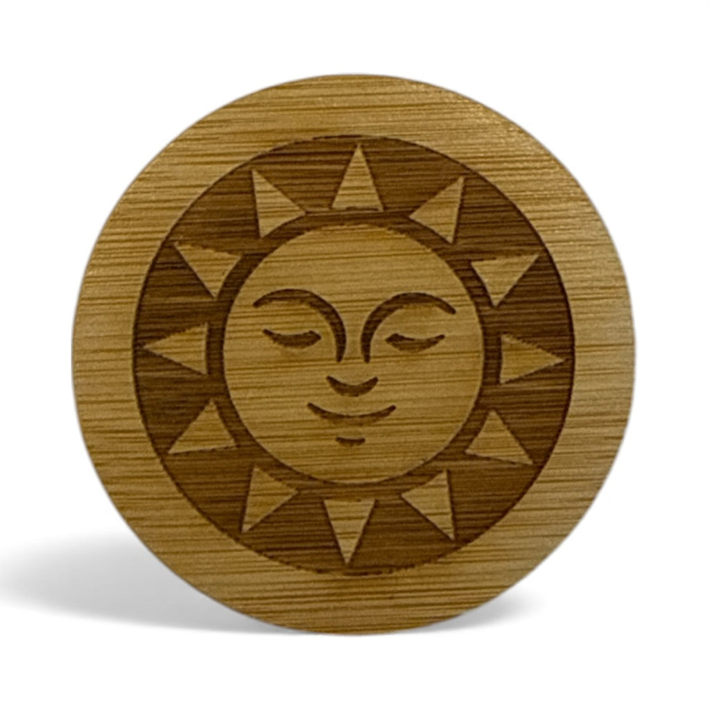 Bamboo Sun Paper Towel Holder