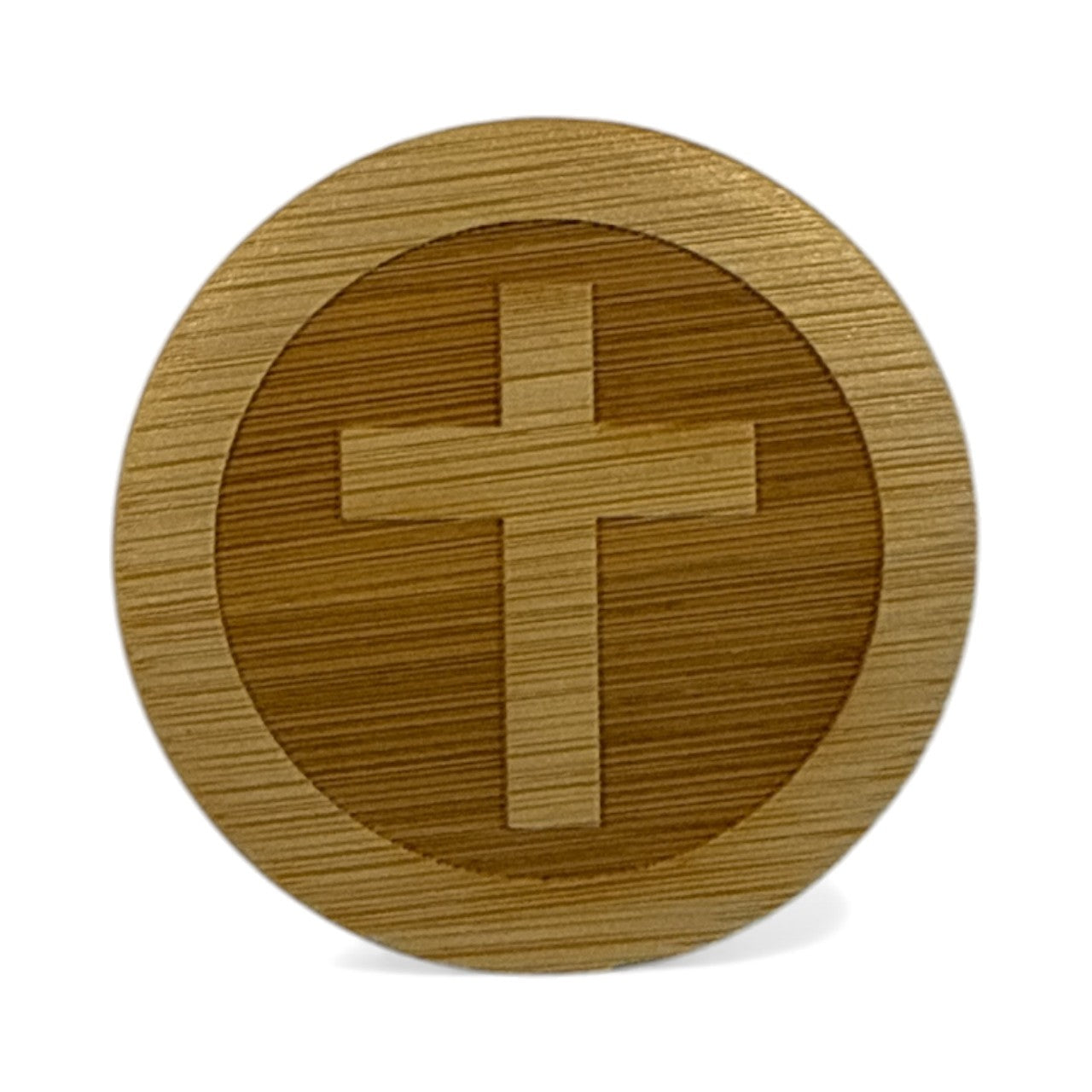 Bamboo Cross Paper Towel Holder