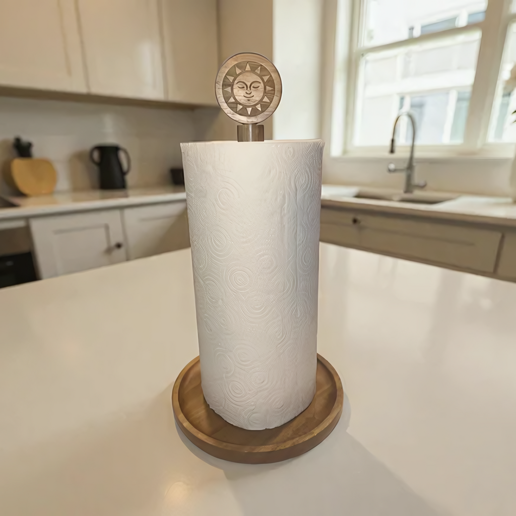 Acacia Sun Paper Towel Holder