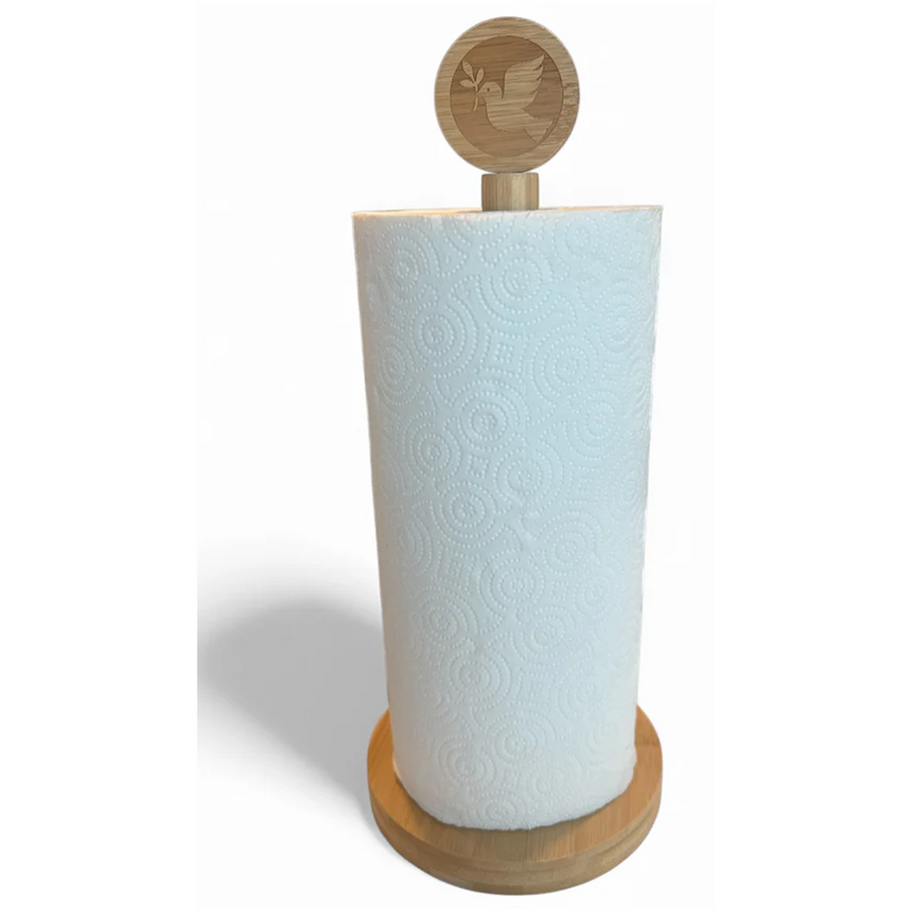 Bamboo Dove Paper Towel Holder