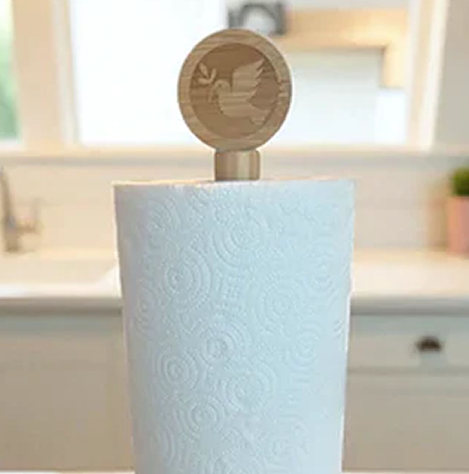 Symbol of Peace: Bamboo Dove Medallion